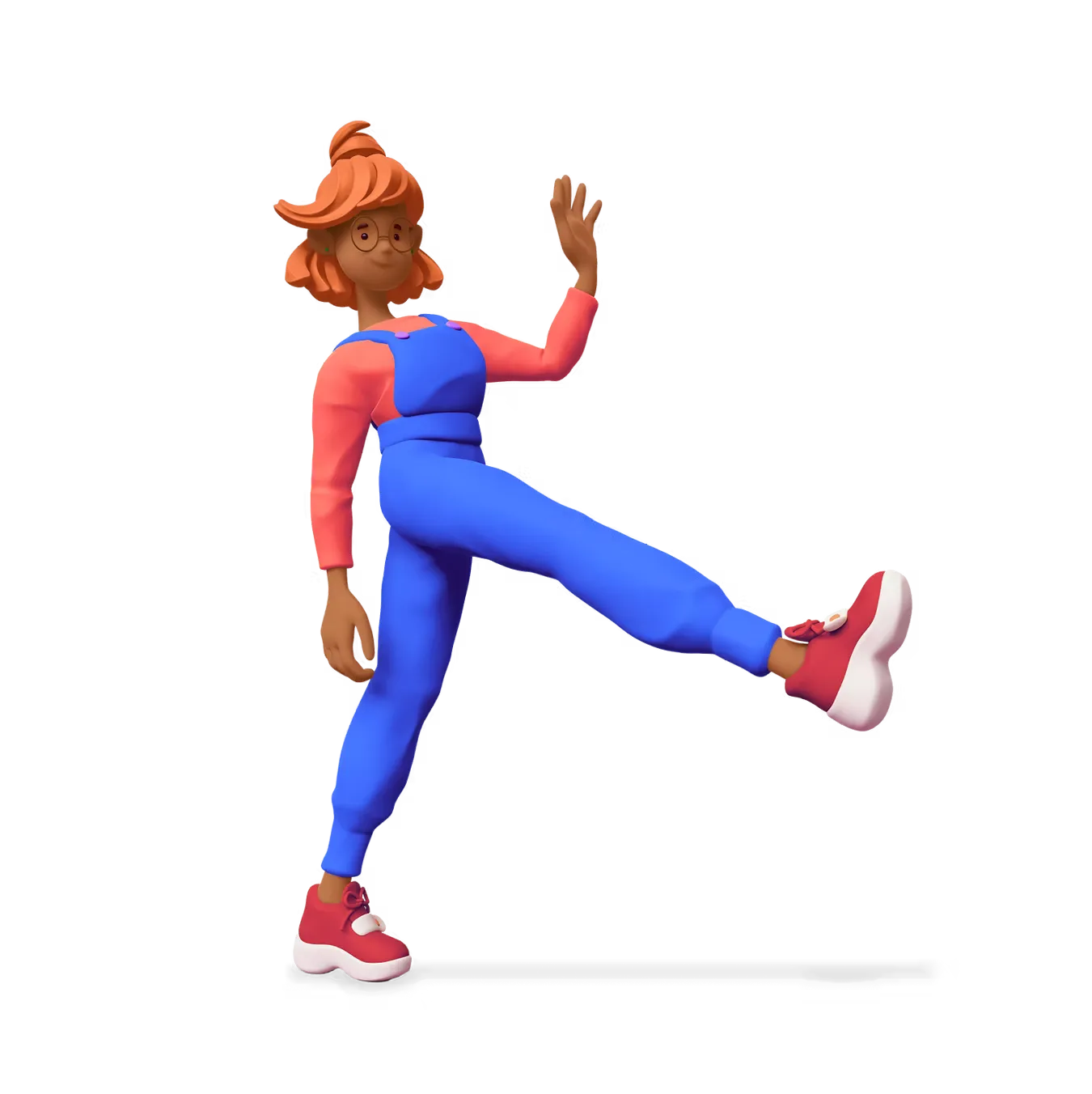 FreeConnect characters walking together